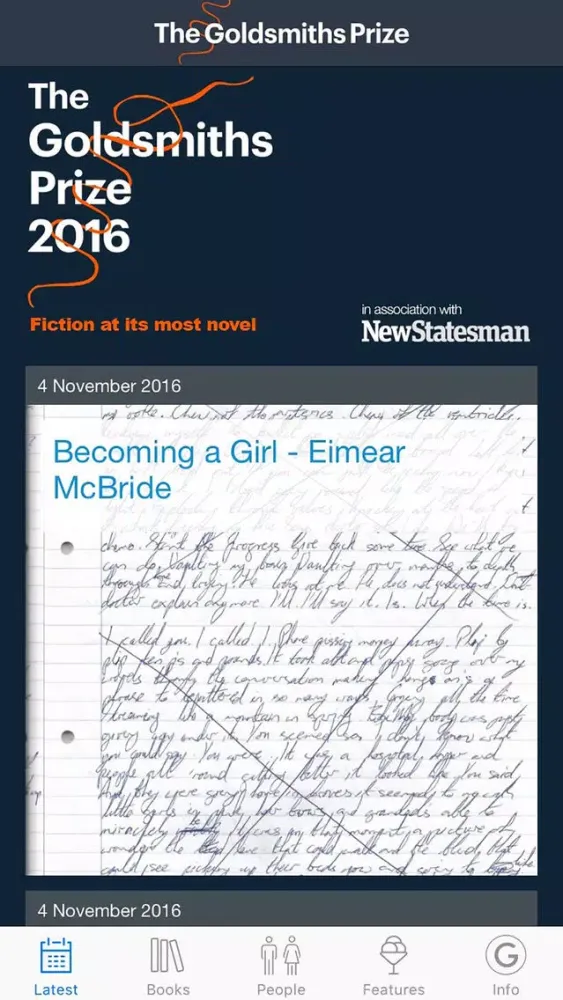 The Goldsmiths Prize Screenshots