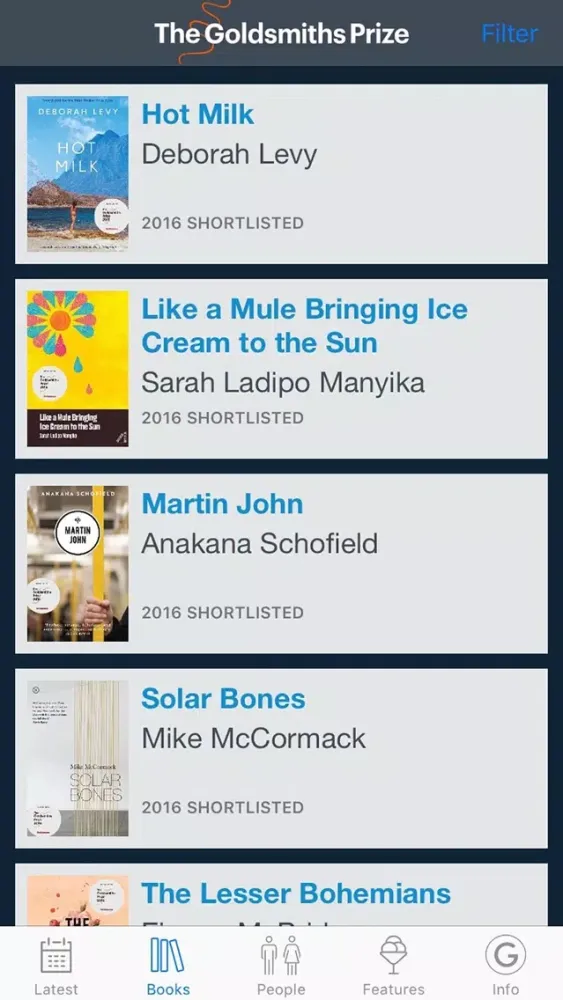 The Goldsmiths Prize Screenshots