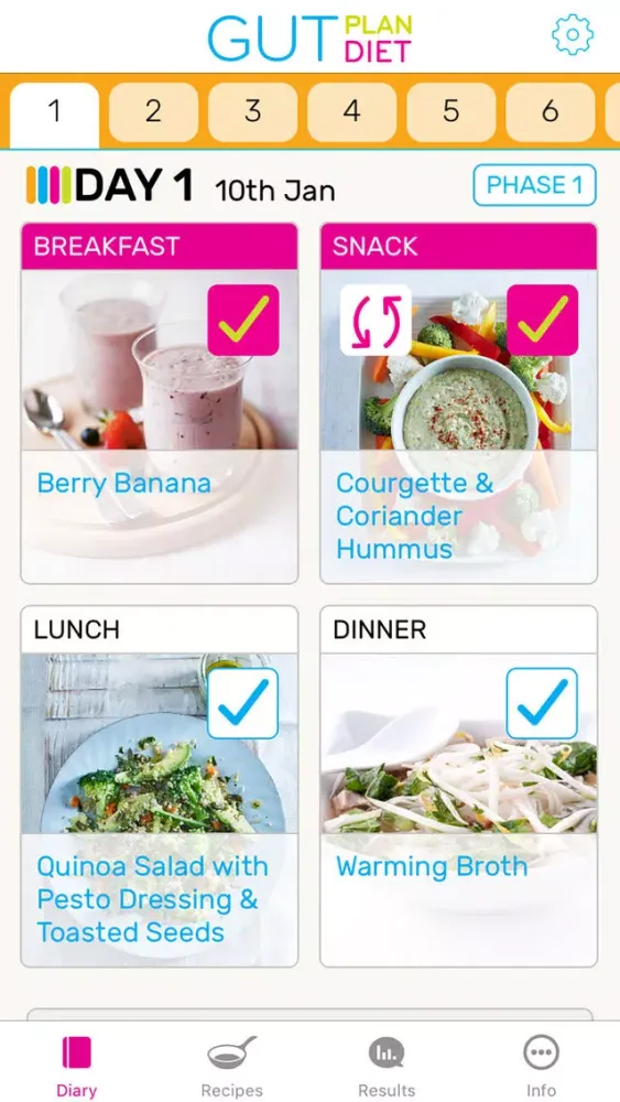Скриншоты Gut Plan Diet—good weight loss