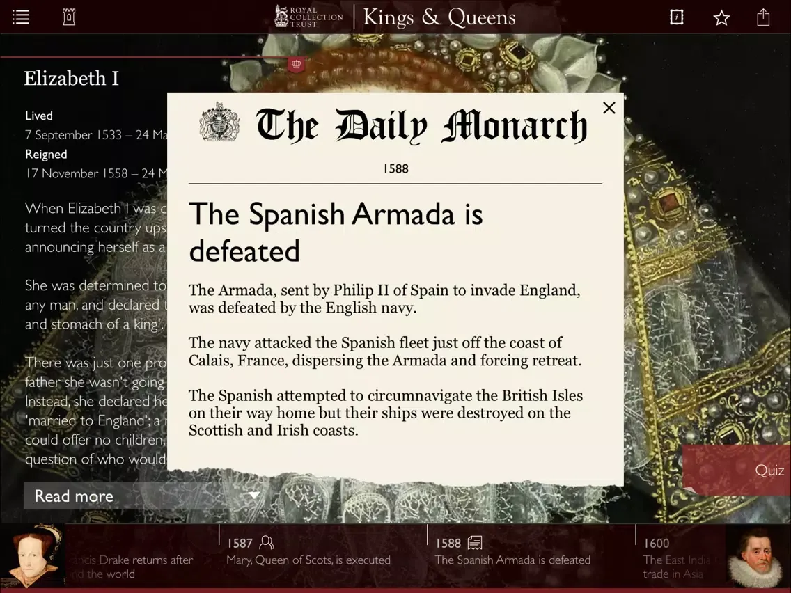 Скриншоты Kings & Queens: 1,000 Years of British Royalty iPad 