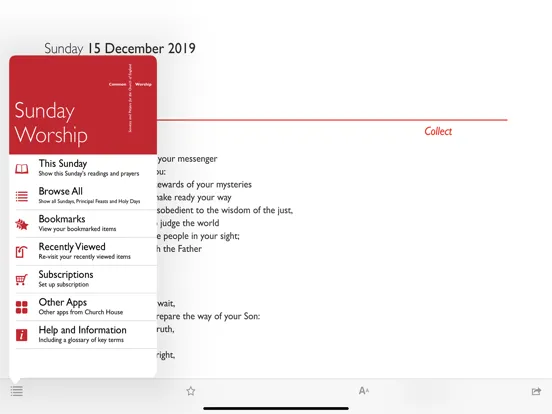 Screenshot di Sunday Worship iPad 
