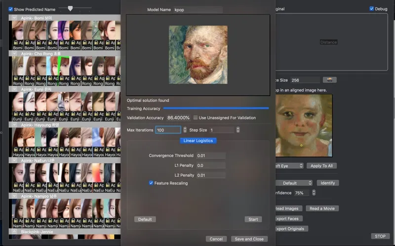 Tangkapan layar Scene Selector