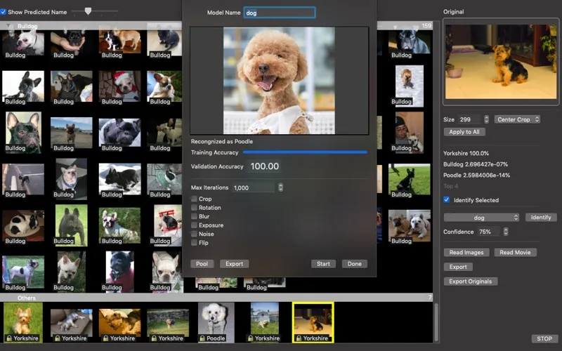 Tangkapan layar Scene Selector