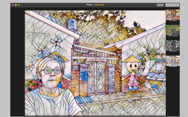 Tangkapan layar Scene Selector