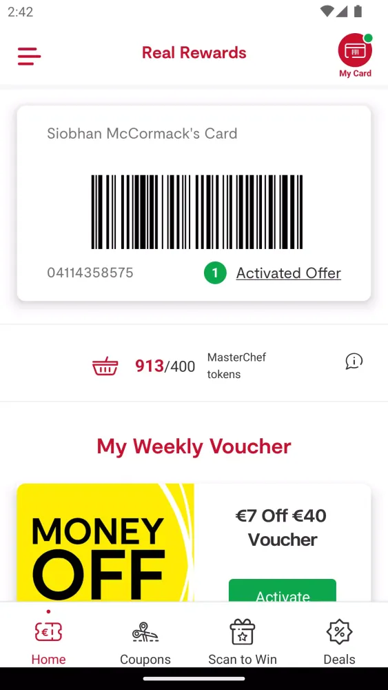Real Rewards Screenshots