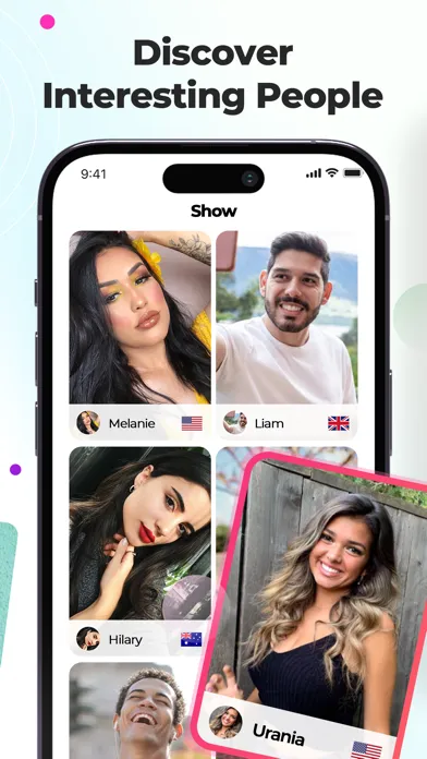 Скриншоты Bagel-live video chat