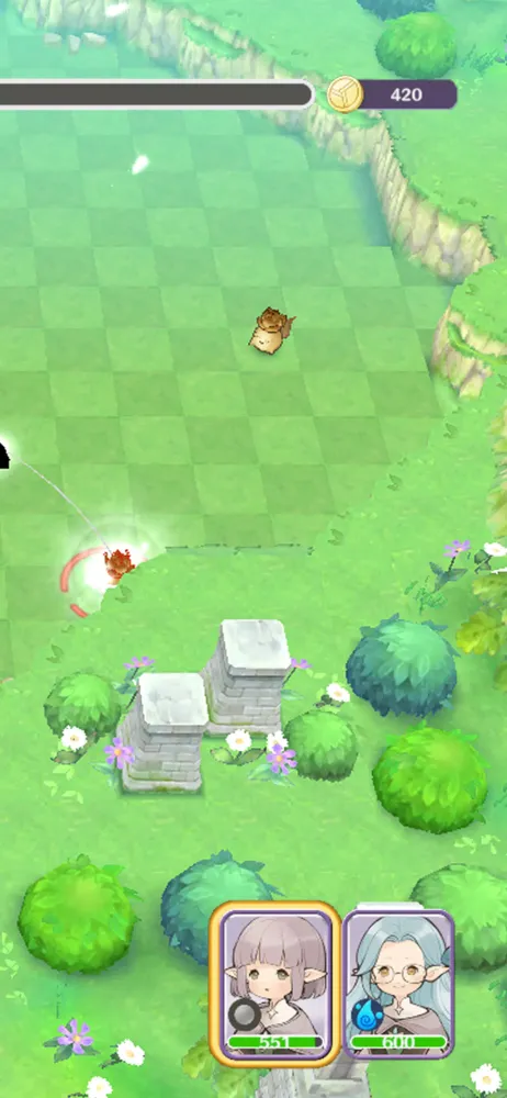 Captures d'écran de キャラスト魔法学園