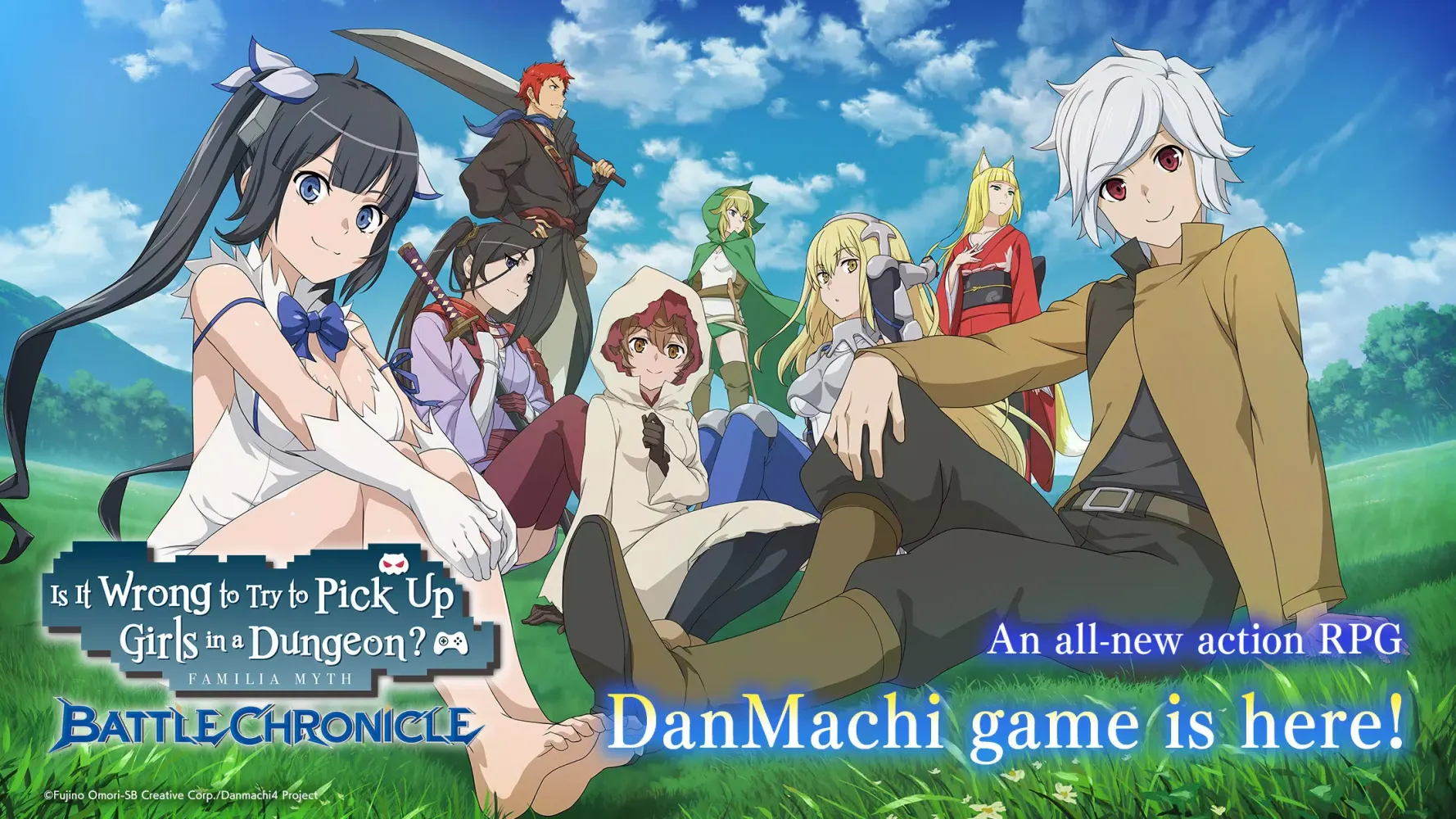 Capturas de tela do DanMachi BATTLE CHRONICLE