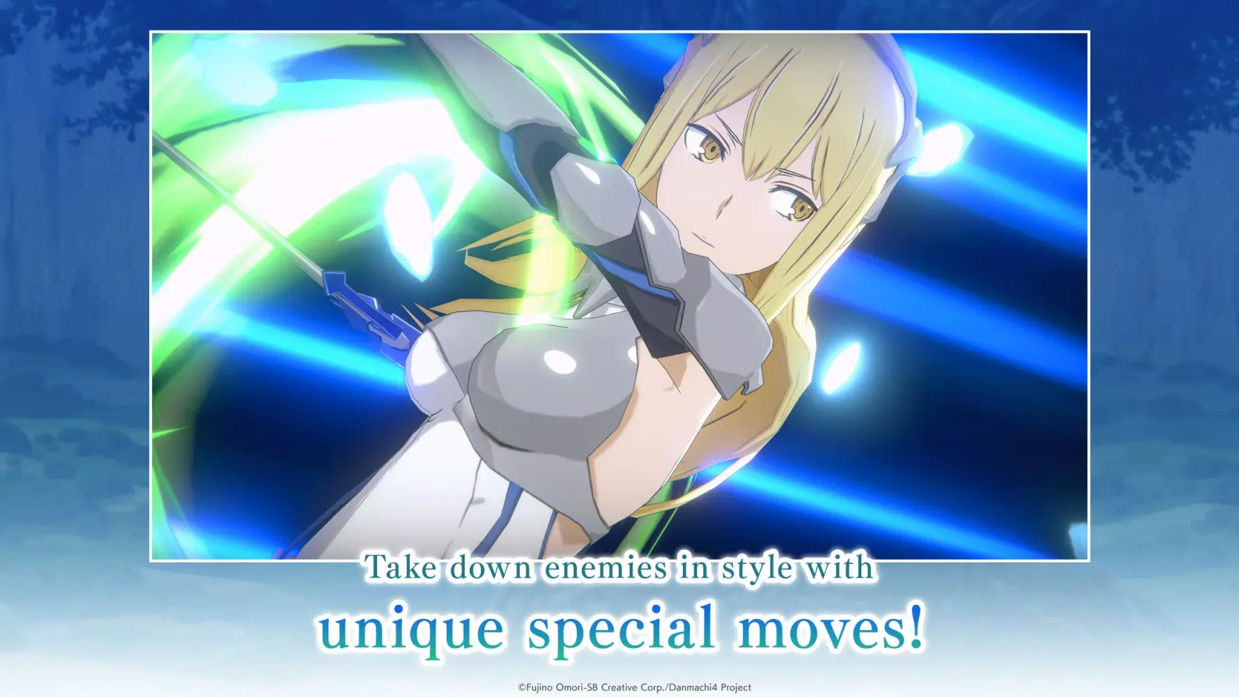 Capturas de tela do DanMachi BATTLE CHRONICLE