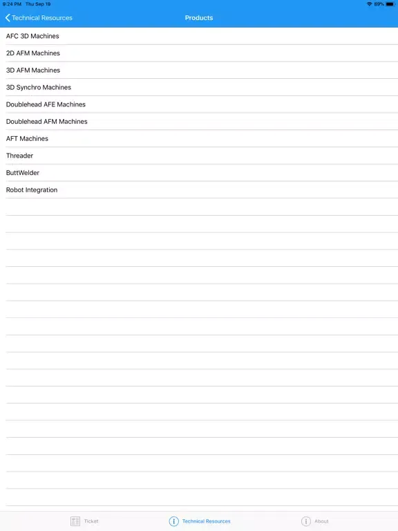 AIM-CNC iPad  سکرین شاٹس