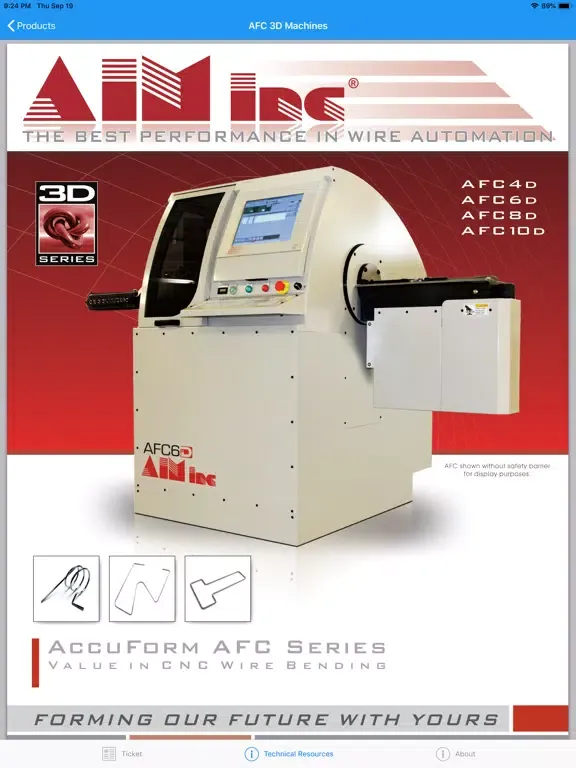 AIM-CNC iPad  سکرین شاٹس