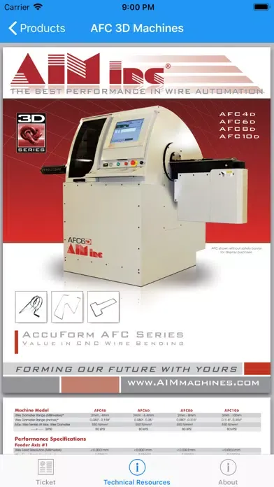 AIM-CNC سکرین شاٹس