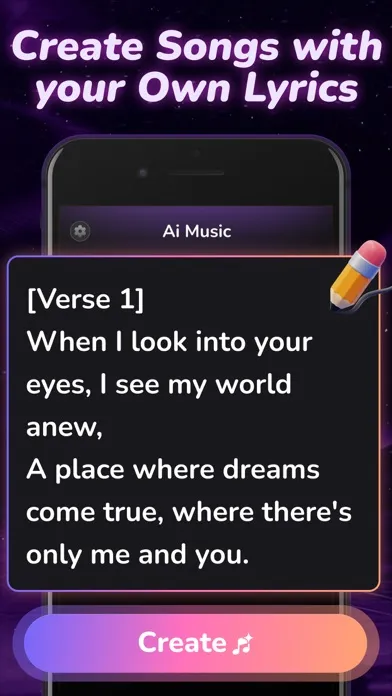 Capturas de pantalla de AI Music Maker-AI Song Creator