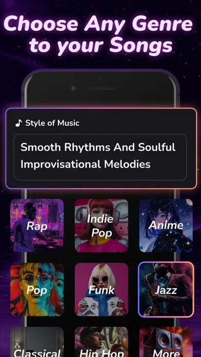 Capturas de pantalla de AI Music Maker-AI Song Creator