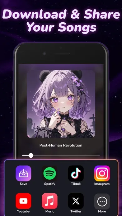 Capturas de pantalla de AI Music Maker-AI Song Creator