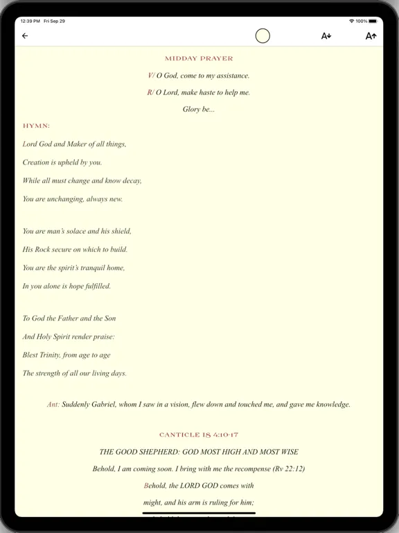 Abide in My Word iPad  スクリーンショット