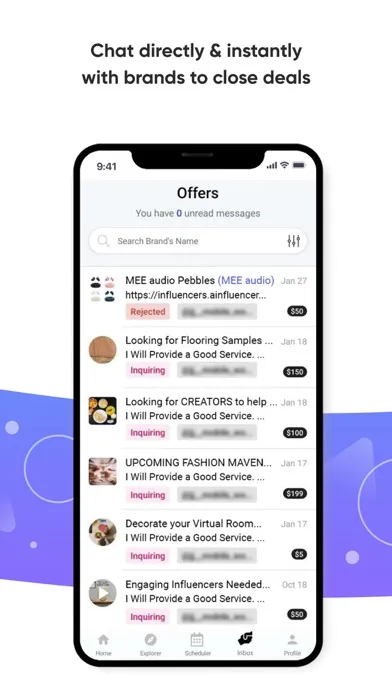 Ainfluencer- Branded Collabs Screenshots