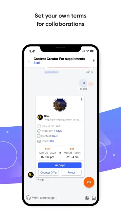 Ainfluencer- Branded Collabs Screenshots