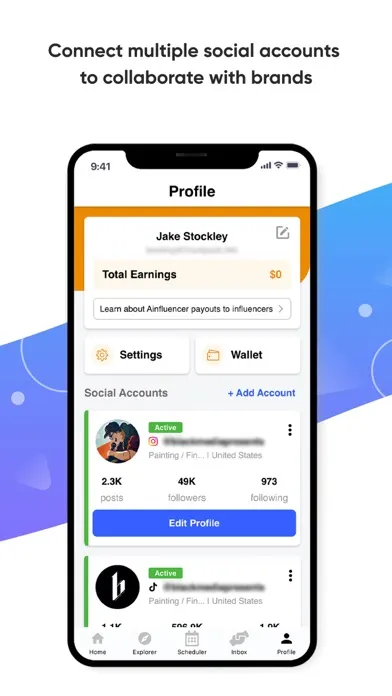 Ainfluencer- Branded Collabs Screenshots