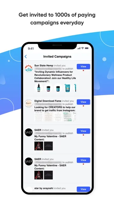 Ainfluencer- Branded Collabs Screenshots