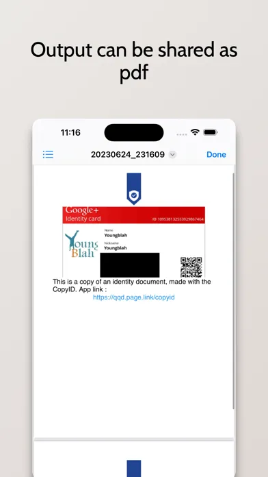 Zrzuty ekranu CopyID