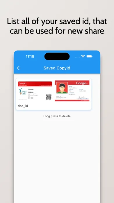 Zrzuty ekranu CopyID