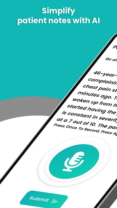 Patient Notes: AI Assistant應用截圖