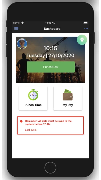 Volv Attend - Site Attendance Screenshots