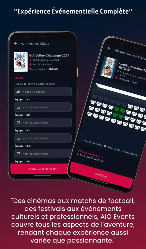Capturas de pantalla de Aio Events
