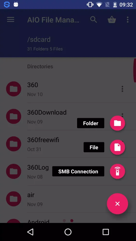 Capturas de tela do AIO Downloader