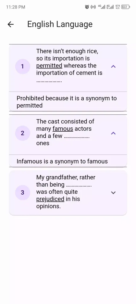 Captures d'écran de WAEC Past Questions (PASSCO)