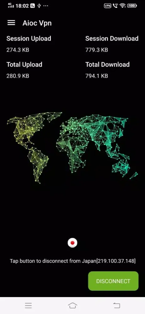 AIOC VPN Screenshots