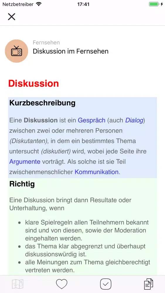 Kommunikations-Training Screenshots