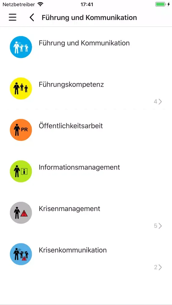 Kommunikations-Training Screenshots