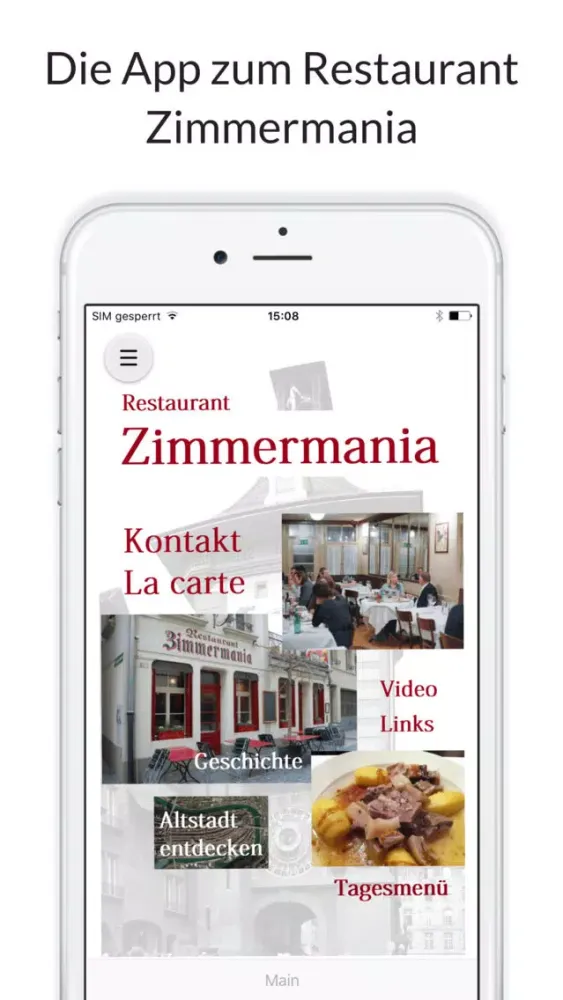 Restaurant Zimmermania スクリーンショット