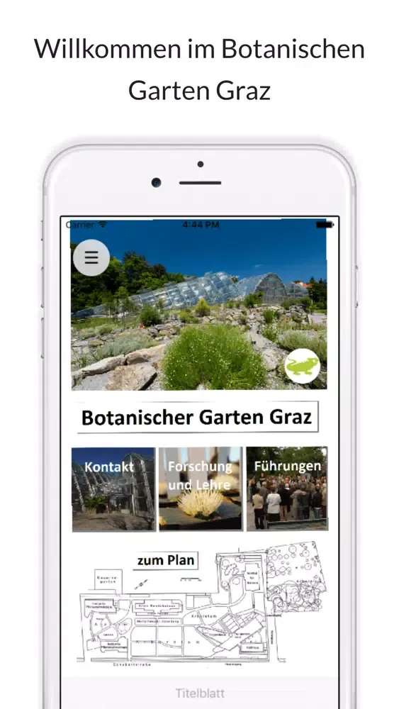 Capturas de tela do Botanischer Garten Graz