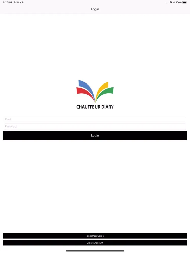 Ảnh chụp màn hình của iDrive iPad 