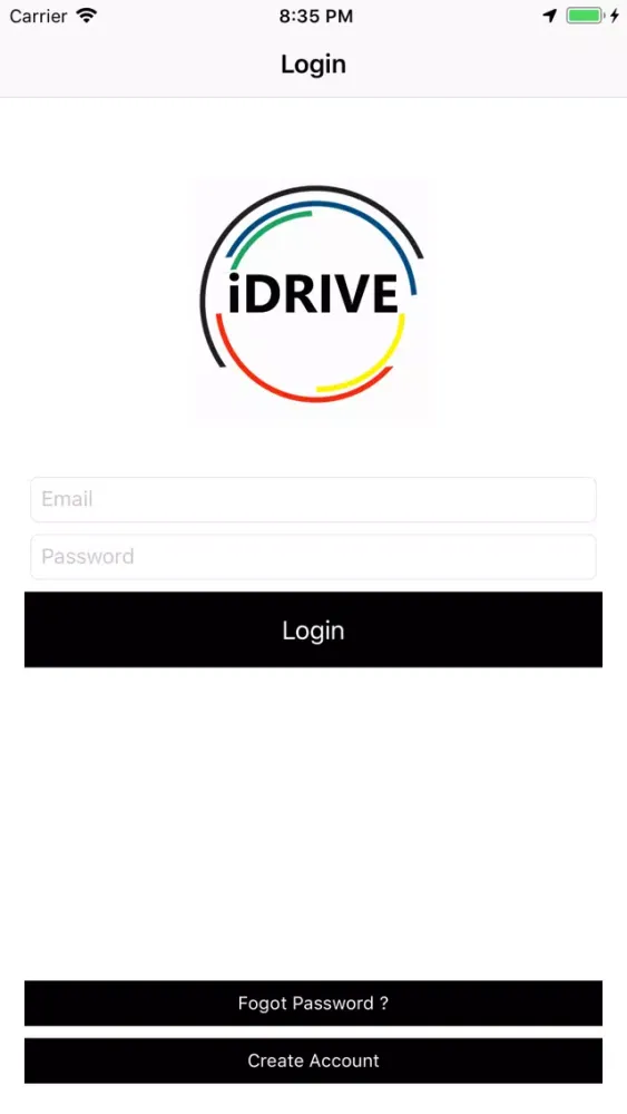 Ảnh chụp màn hình của iDrive