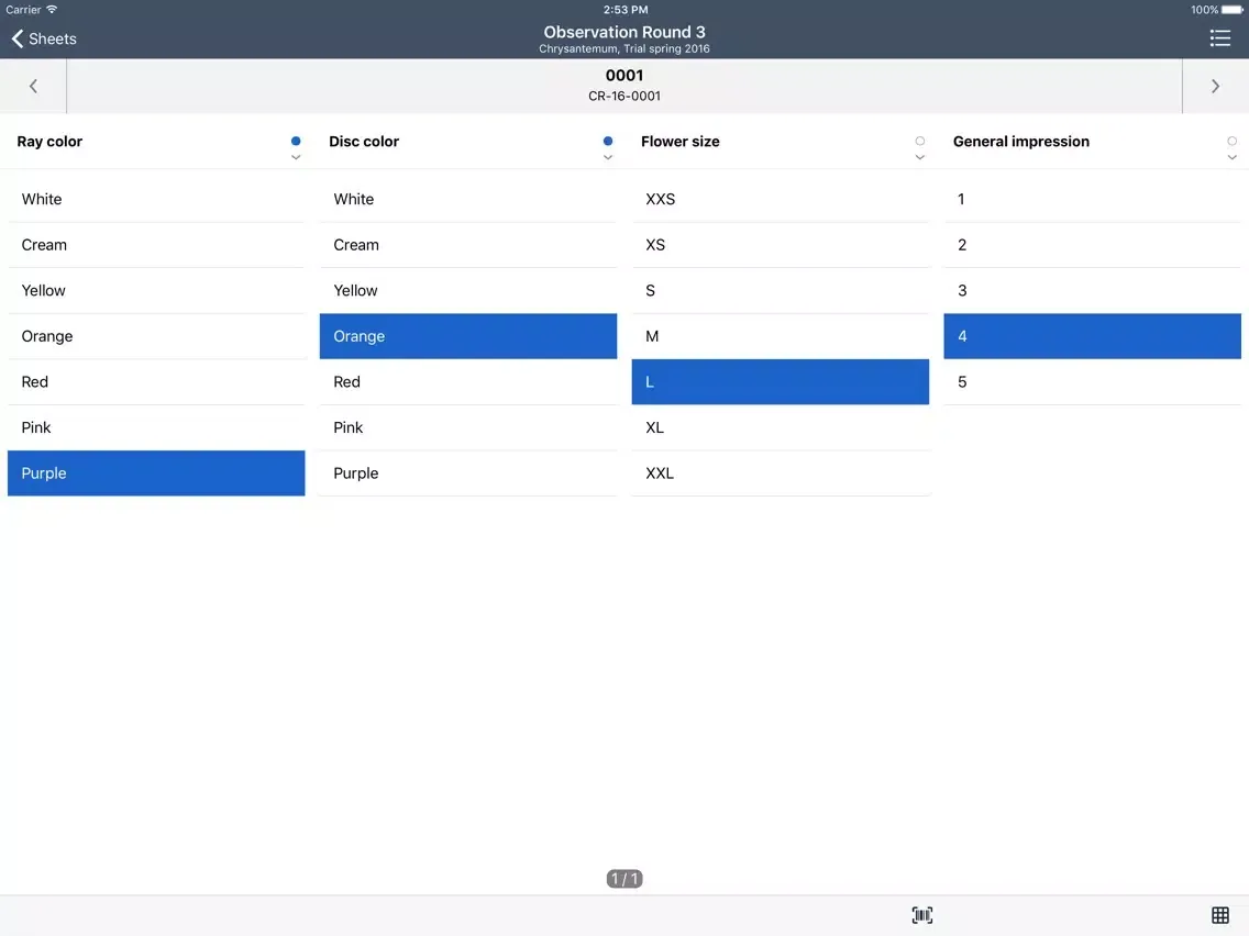Capturas de pantalla de E-Brida Field for E-Brida 4 iPad 