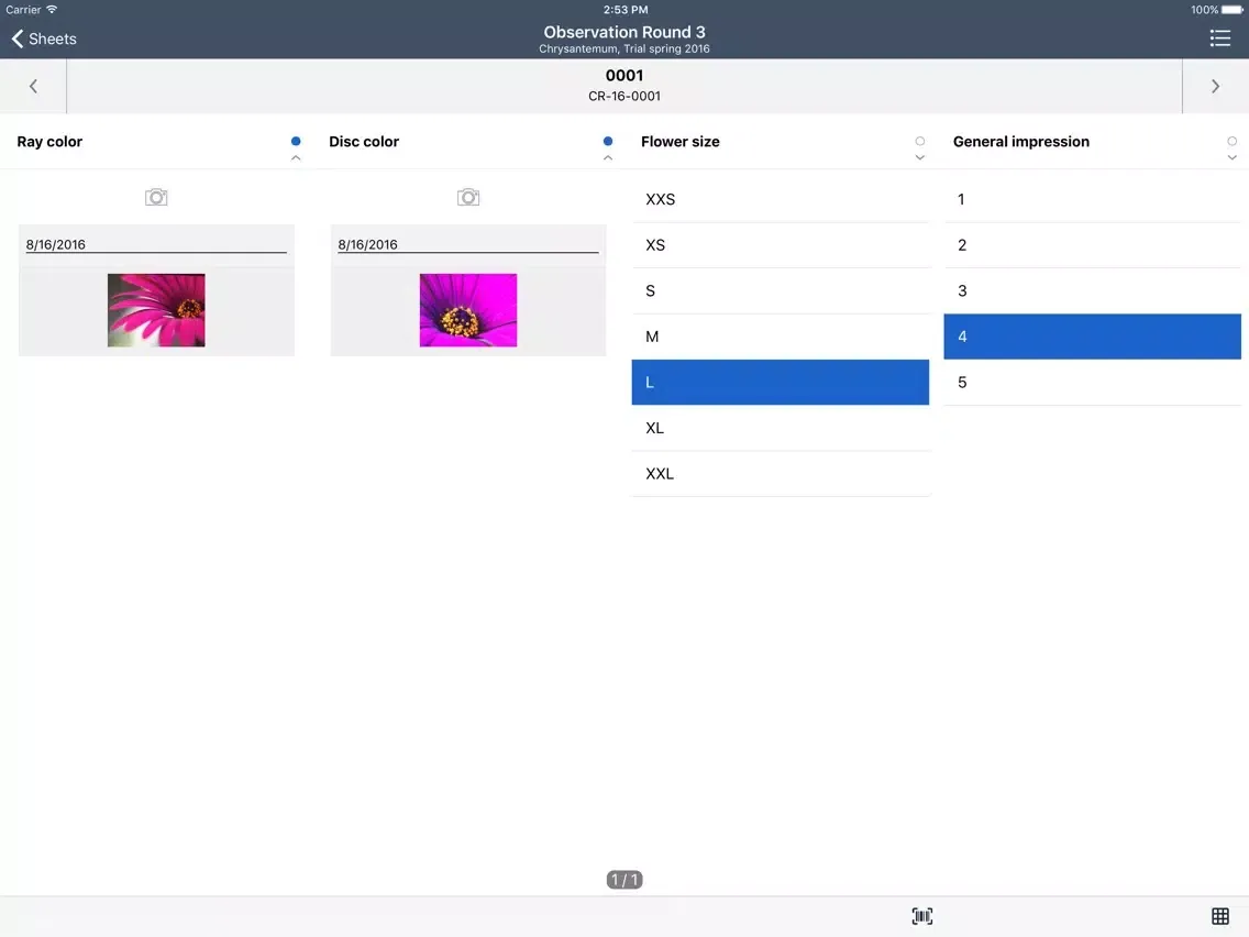 Capturas de pantalla de E-Brida Field for E-Brida 4 iPad 