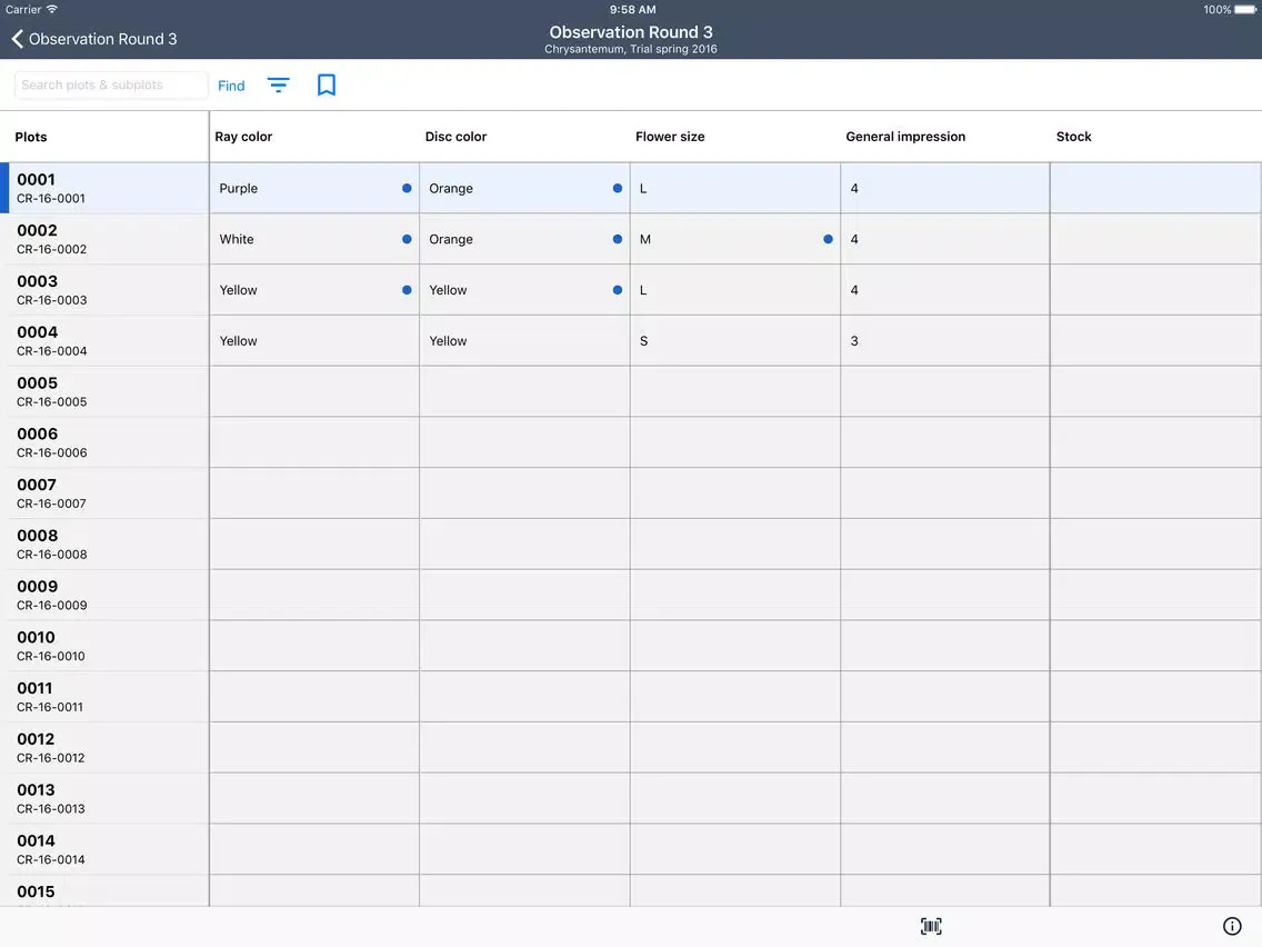 Capturas de pantalla de E-Brida Field for E-Brida 4 iPad 