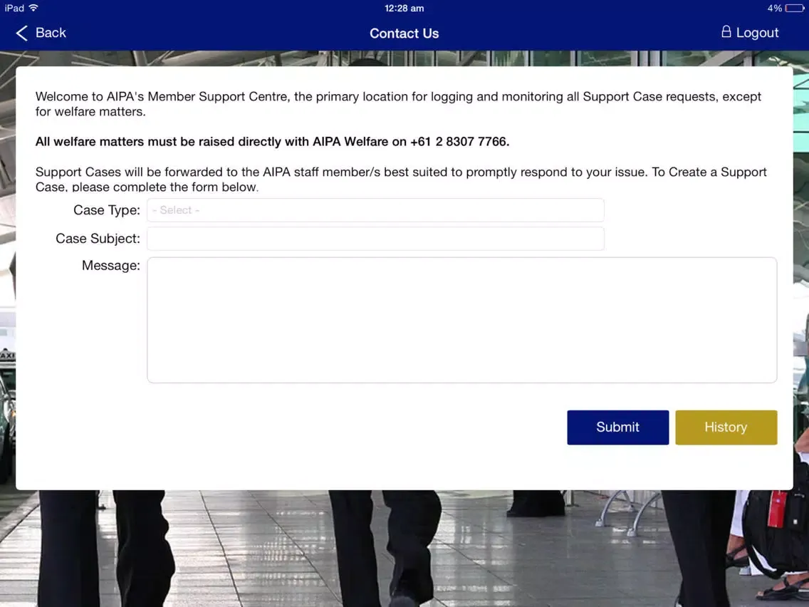 Capturas de pantalla de AIPA Member App iPad 