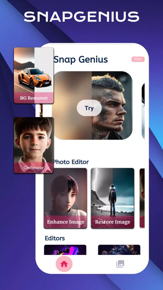SnapGenius - AI Photo Editor应用截图