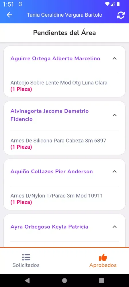 Control de EPPs Screenshots