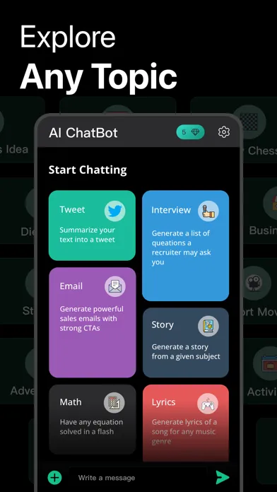 Powerful AI Chatbot-AI Pulse スクリーンショット