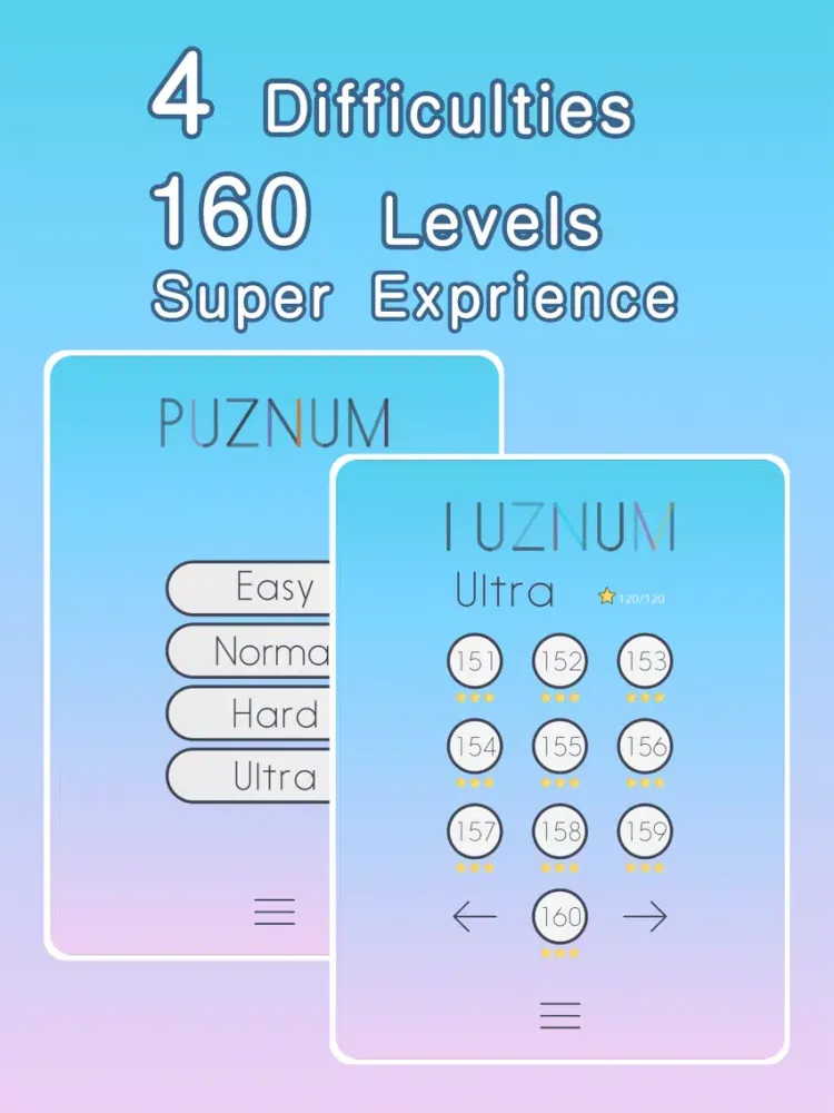 Capturas de tela do PuzNum – Slide Number Puzzle iPad 