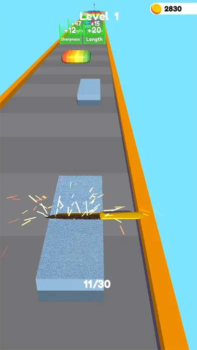 Screenshot di Sharpen Knife Run