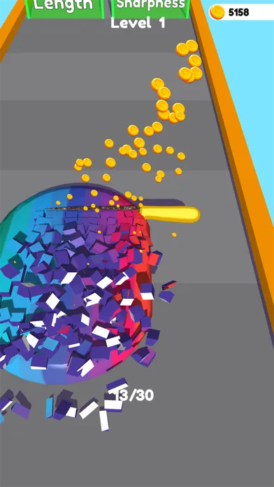 Screenshot di Sharpen Knife Run
