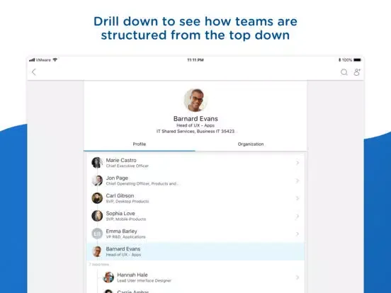 People - Workspace ONE iPad  স্ক্রিনশট