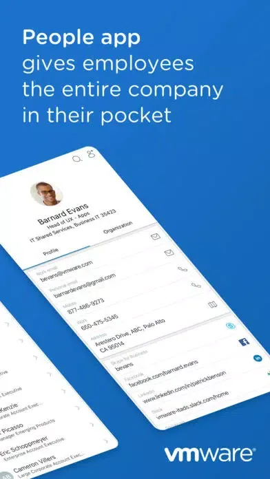 People - Workspace ONE স্ক্রিনশট